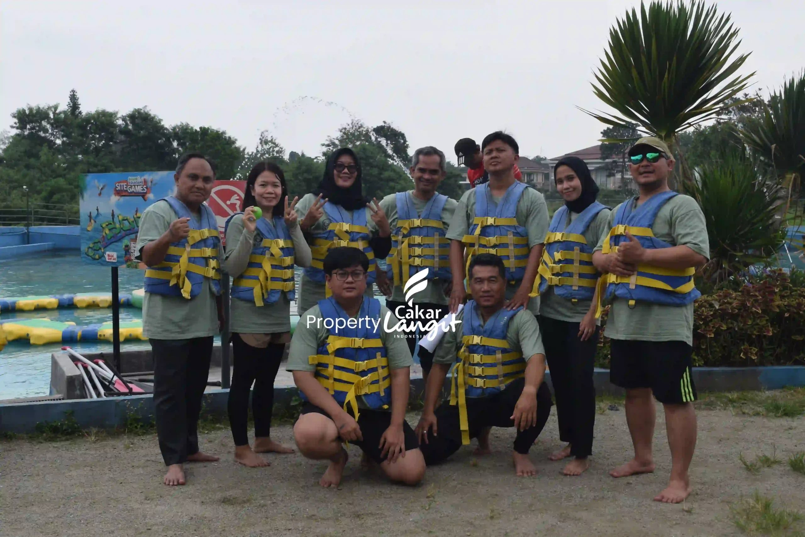 photo bersama peserta aqua games