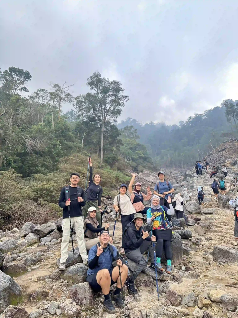 photo bersama peserta di kawah ratu